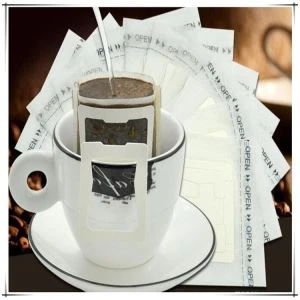 Филтър за еднократна употреба за еднократна употреба - Последен начин за варене на единична чаша кафе без машина - идеален за пътуване, към къмпинг, в дома или извън
